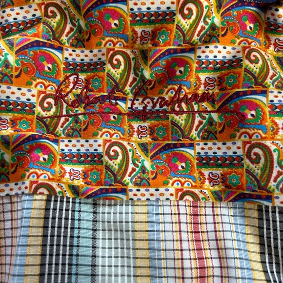 Robert Graham size 2XL 100% cotton
Long sleeves with contrasting button cuffs - Picture 5 of 9